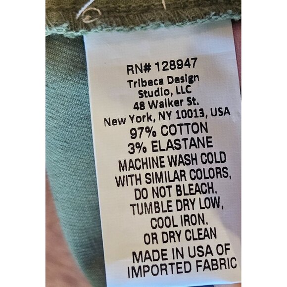 Nili Lotan Women Olive Stripe Pant M Utility Tailored Parisian Street Soft Power - Picture 14 of 15